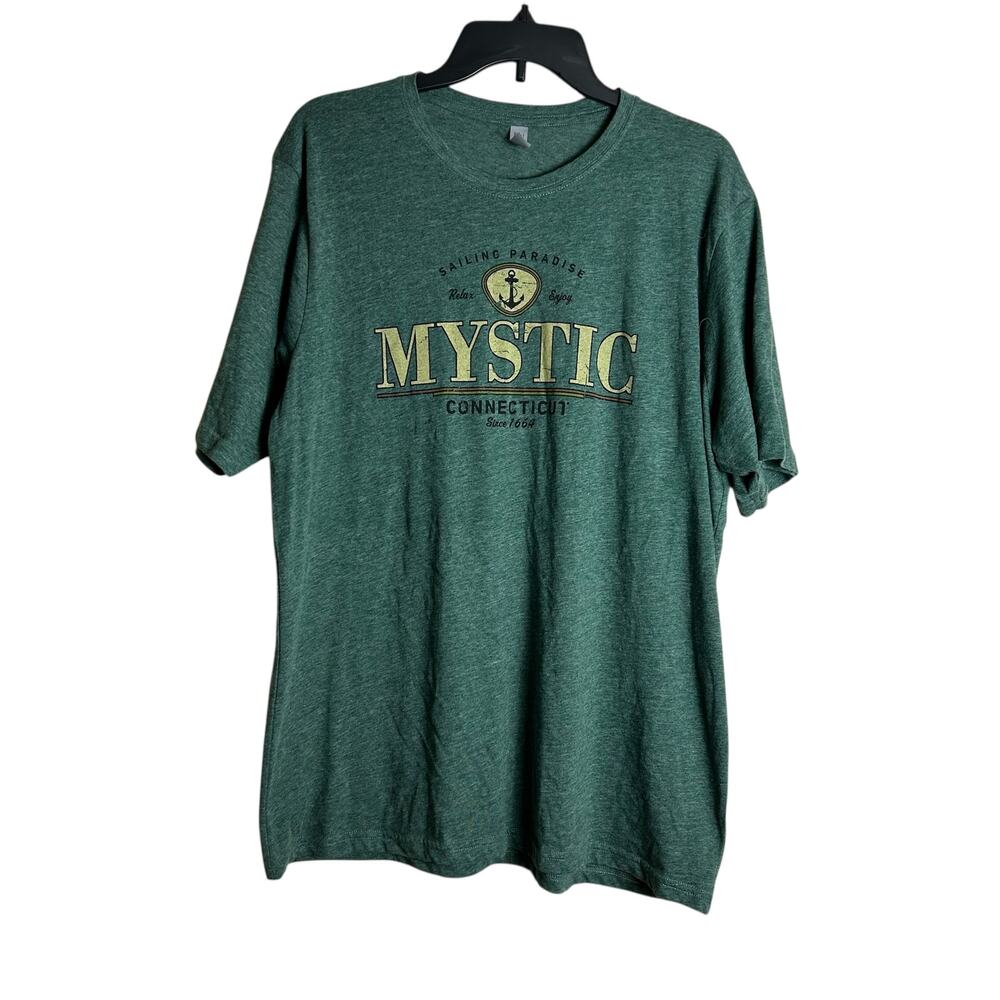 Art Forms Size XL Mystic CT T-shirt Tee Top Green Connecticut New NWOT